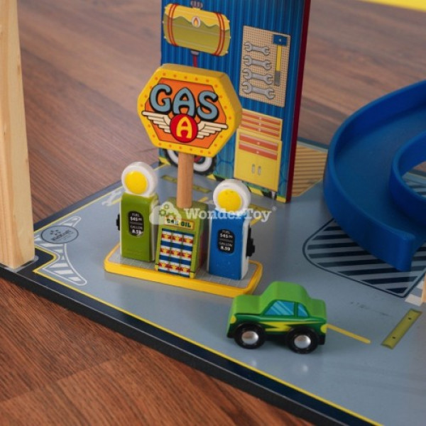 Деревянный автотрек Мега Рампа Kidkraft 63267