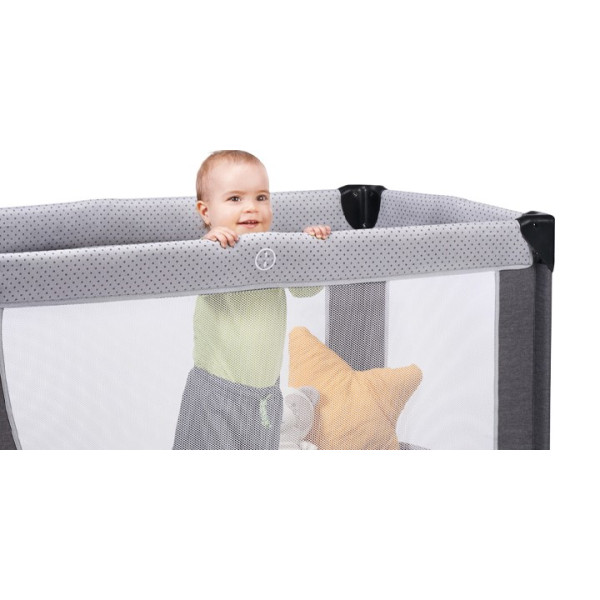 Ліжечко-манеж Kinderkraft LEODY з аксесуарами