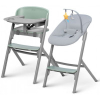 Стільчик для годування Kinderkraft Livy + шезлонг Calmee