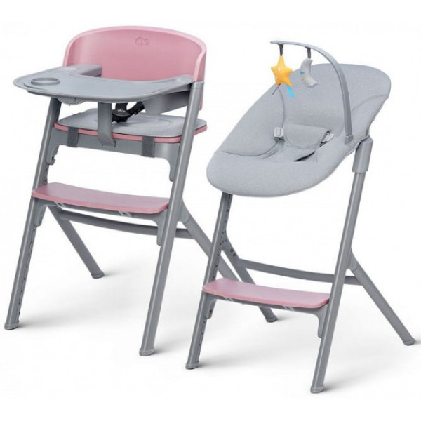 Стульчик для кормления Kinderkraft Livy + шезлонг Calmee