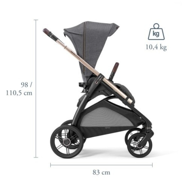 Inglesina прогулянкова коляска ELECTA + дощовик і чохол на ноги