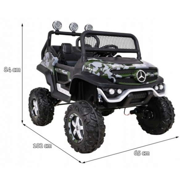 Електромобіль RAMIZ Mercedes BENZ UNIMOG MORO Лакований