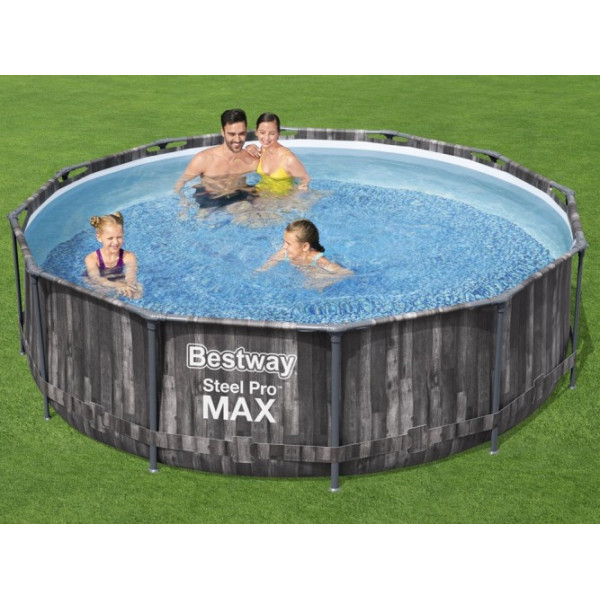Бассейн Bestway 366x100cm дерево 5614X