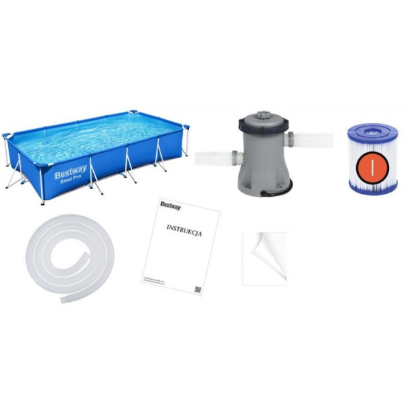 Каркасний басейн Bestway 400 x 211 см 56424