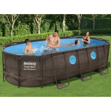Каркасний овальний басейн Bestway 549x274x122 56716