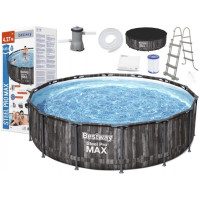 Каркасний круглий басейн Bestway 10 в 1 427x107cm 5614Z