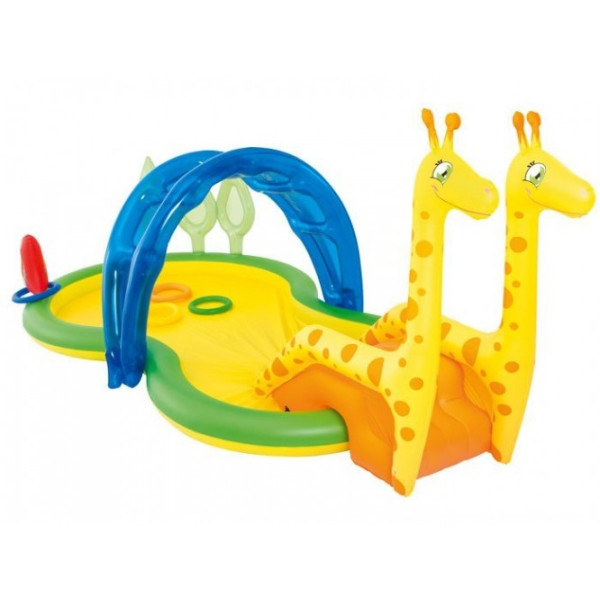 Надувной игровой центр ZOO Жирафы Бассейн Bestway 53060