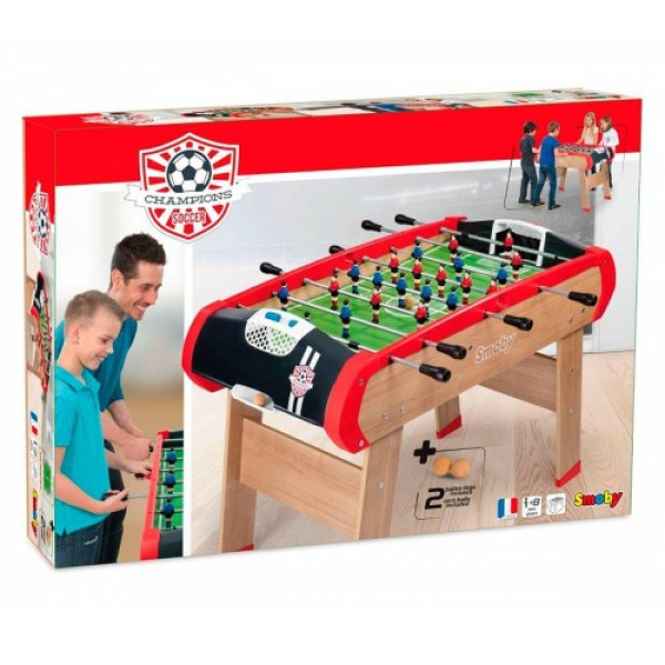 Напівпрофесійний футбольний стіл Champions Smoby