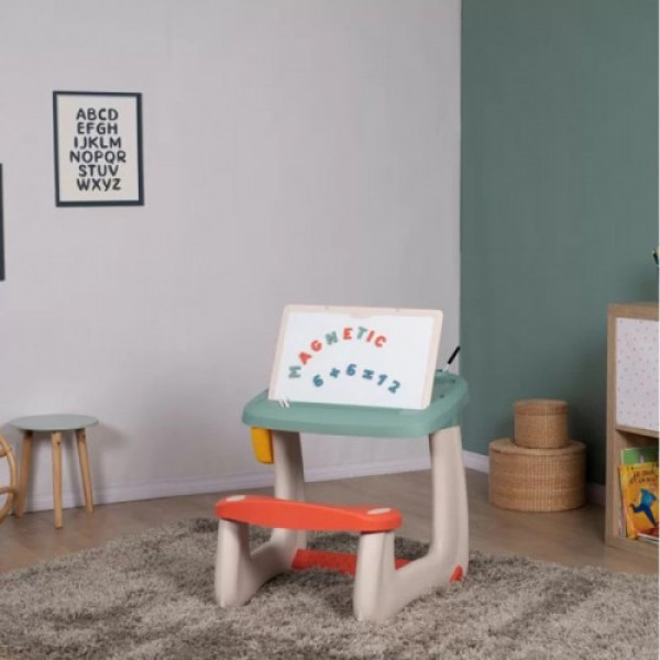 Парта із двосторонньою дошкою для малювання Smoby
