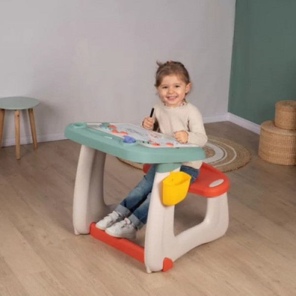 Парта із двосторонньою дошкою для малювання Smoby