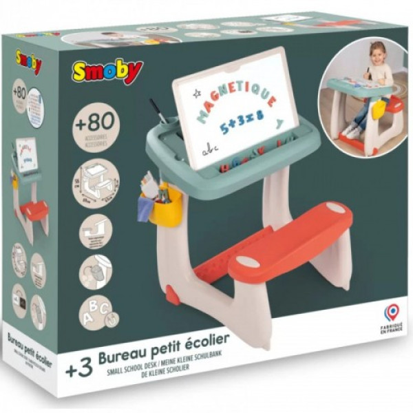 Парта із двосторонньою дошкою для малювання Smoby