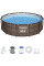 Каркасный бассейн Bestway 366x100 см 9в1 56709 Ротанг