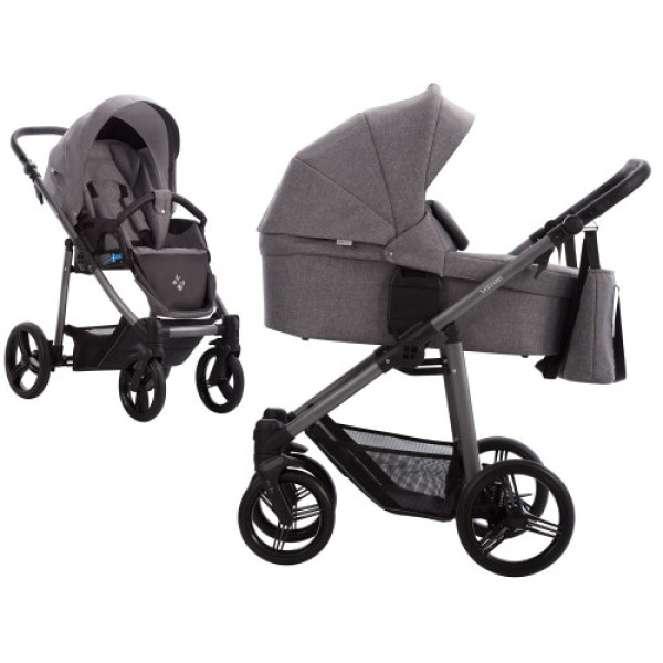 Коляска 2в1 Bebetto Vulcano шасі Gray