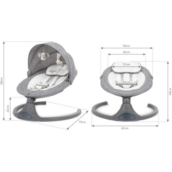Крісло-гойдалка Kidwell LUXI