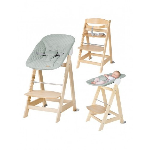 Стульчик для кормления/шезлонг 2в1 Roba Born Up Natural