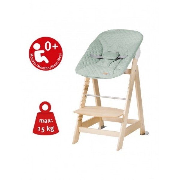 Стульчик для кормления/шезлонг 2в1 Roba Born Up Natural