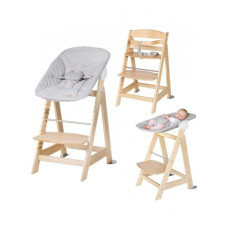 Стільчик для годування/шезлонг 2в1 Roba Born Up Natural
