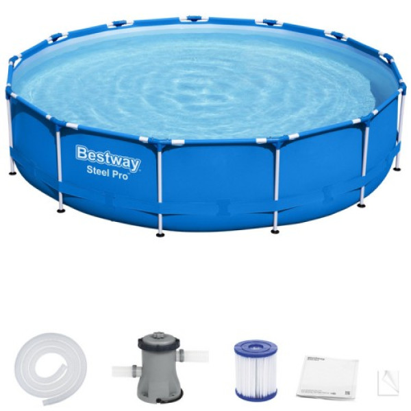 Каркасний басейн Bestway 396x84cm 8w1 5612E