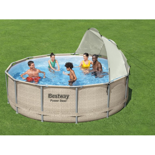 Каркасний басейн Bestway з шатровим накриттям 396x107cm 5614V