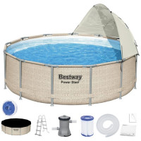 Каркасний басейн Bestway з шатровим накриттям 396x107cm 5614V