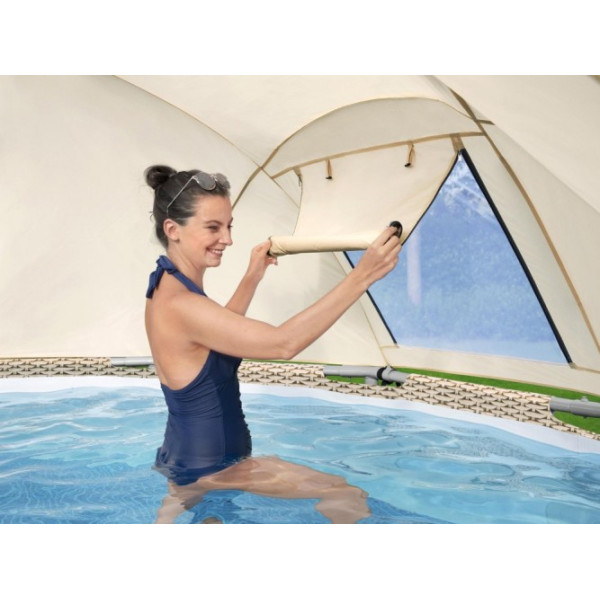 Каркасний басейн Bestway з шатровим накриттям 396x107cm 5614V