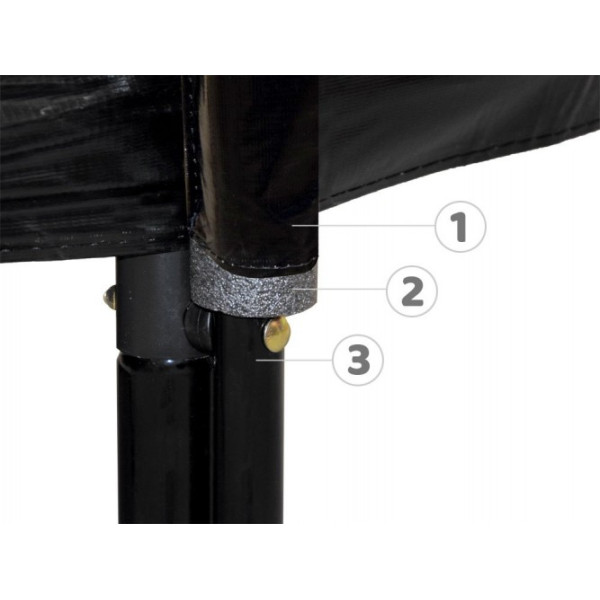 Батут садовий SKYFLYER + драбина 8FT 244см TR0033