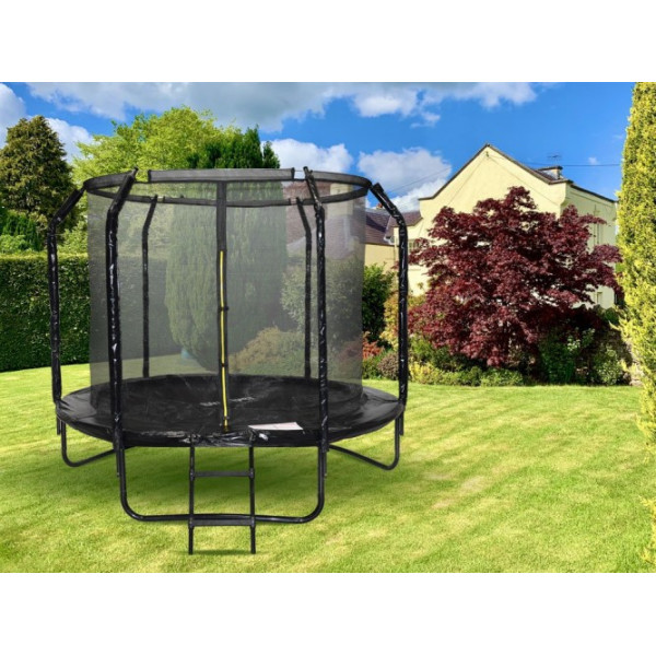 Батут садовий SKYFLYER + драбина 8FT 244см TR0033