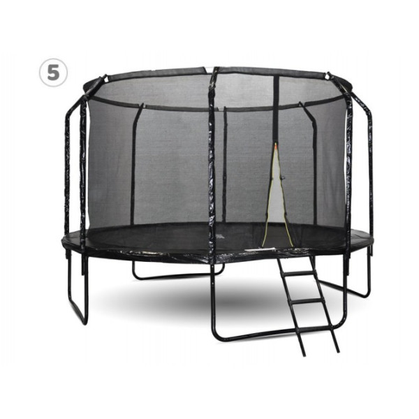 Батут садовий SKYFLYER + драбина 12FT 366см TR0035