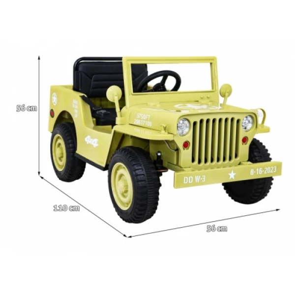 Дитячий електромобіль Ramiz Retro JEEP 4x4