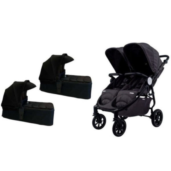 Коляска для двойни 2в1 Baby Monsters EASY TWIN 4.0