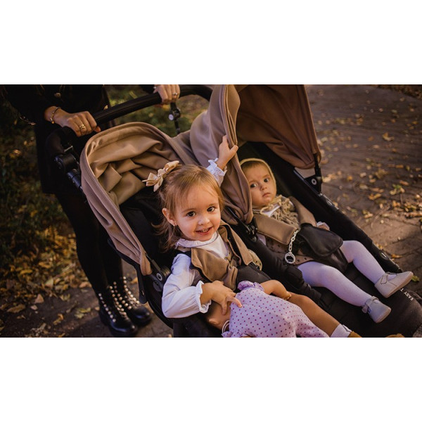 Прогулочная коляска для двойни Baby Monsters EASY TWIN 3.0S LT