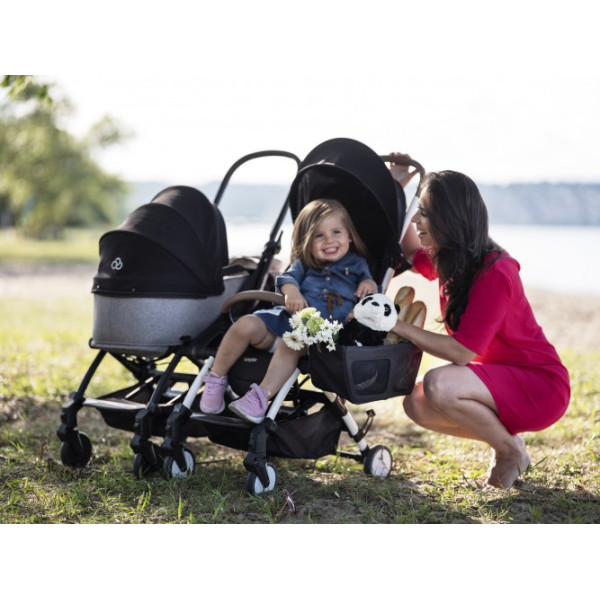 Прогулянкова коляска Bumprider Connect 3 WHITE/GREY + аксесуари