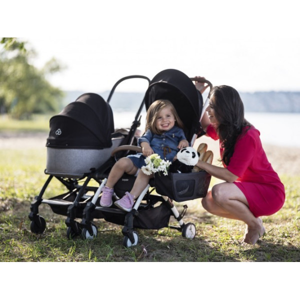 Прогулянкова коляска Bumprider Connect 3 WHITE/BLACK + аксесуари