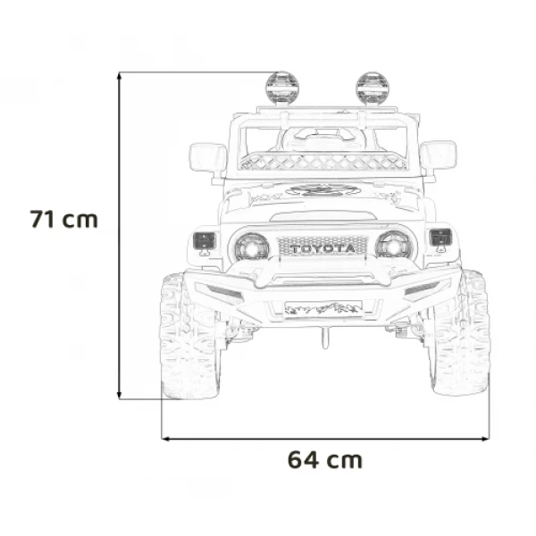Дитячий електромобіль Ramiz Toyota FJ Cruiser