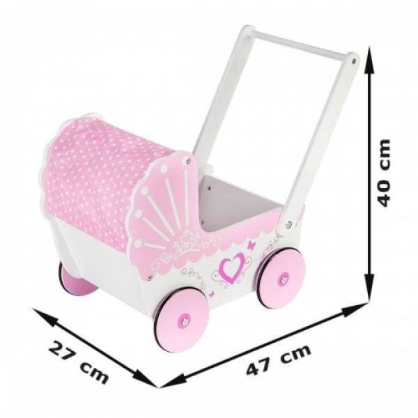Візок для ляльок Mamabrum Pink