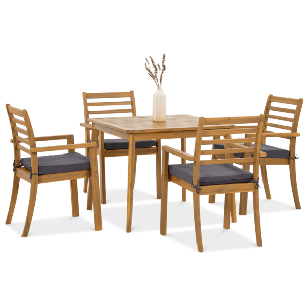 Набір садових меблів HAGEN DINING стіл + 4 крісла