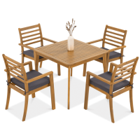 Набір садових меблів HAGEN DINING стіл + 4 крісла