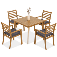 Набір садових меблів HAGEN DINING стіл + 4 крісла