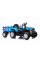 Дитячий електромобіль Ramiz трактор з прицепом New Holland T7
