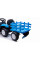 Дитячий електромобіль Ramiz трактор з прицепом New Holland T7