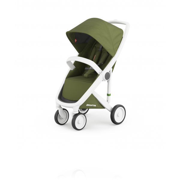Прогулянкова коляска Greentom Classic шасі White