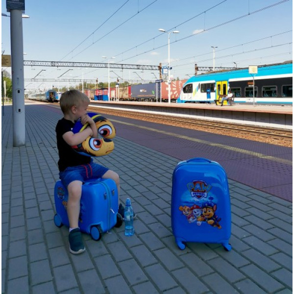 Дитяча валізка Nickelodeon PAW PATROL BLUE RIDE ON