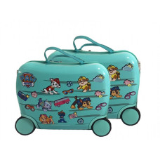 Дитяча валізка Nickelodeon PAW PATROL TURKUOISE RIDE ON