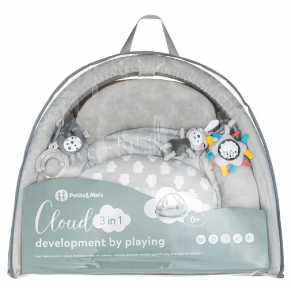 Розвиваючий килимок 3в1 Petite and Mars Cloud