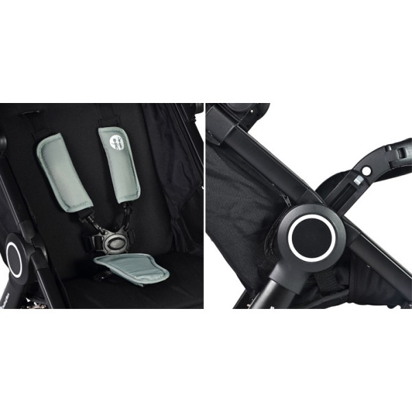 Прогулянкова коляска Petite and Mars Street+ AIR Black 100