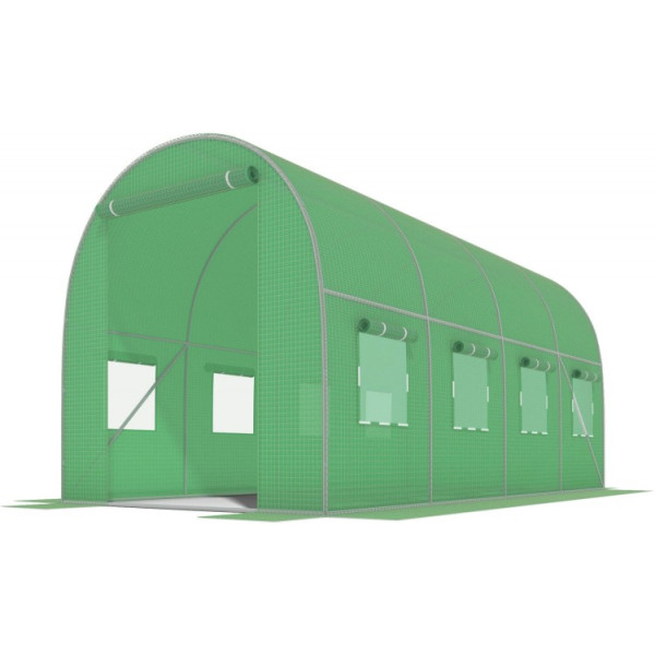 Теплиця-парник з вікнами 9 м2 FunFit 450х200х200 см
