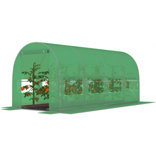 Теплиця-парник з вікнами 9 м2 FunFit 450х200х200 см