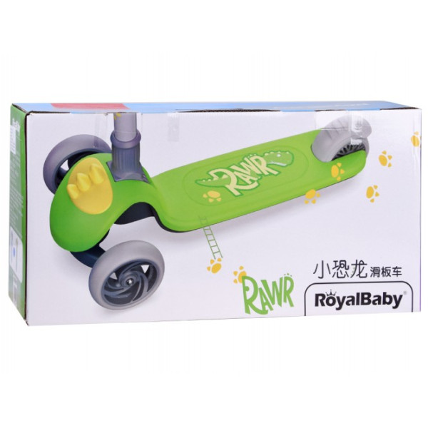 Дитячий триколісний самокат RoyalBaby Dinozaur SP0730