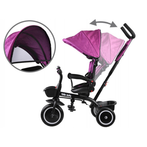 Дитячий трьохколісний велосипед Tiny Bike 3в1 SP0650 Rose