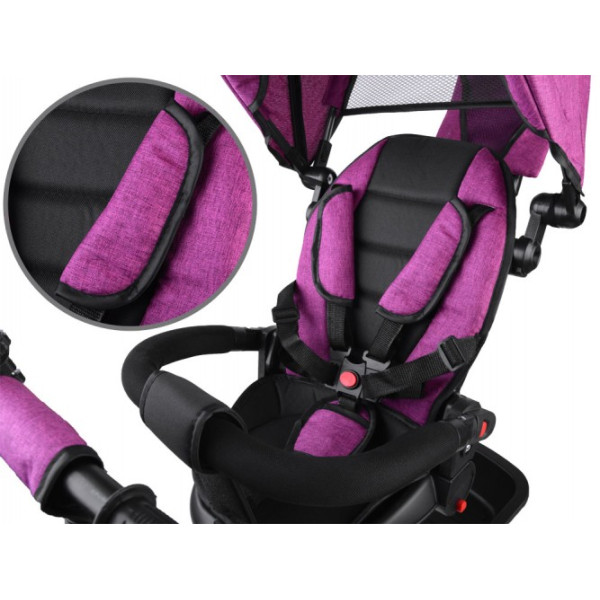 Дитячий трьохколісний велосипед Tiny Bike 3в1 SP0650 Rose